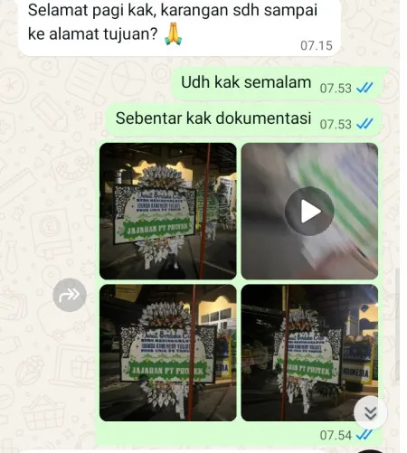 Pengiriman Papan Bunga Selamat Jungpasir Wedung