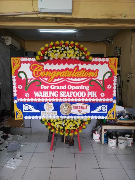 Papan Bunga Ucapan Selamat Jungpasir Wedung